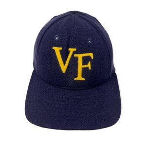 Vintage Legacy Valley Forge Baseball Hat VF Blue & Yellow Cap Made In The USA